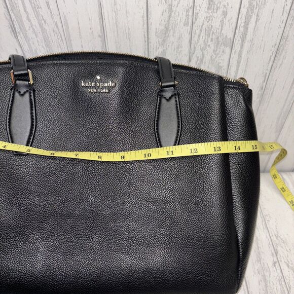 Women’s Kate Spade Monet Large Triple Tote Black Flawed - Picture 11 of 12